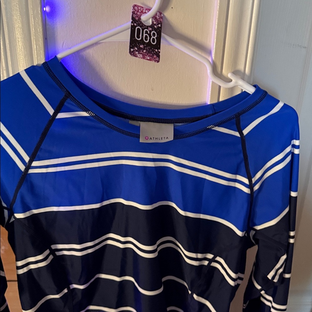 068 Uv Protection Crop Long Sleeve Ptp~17”-22” Length-15.5”